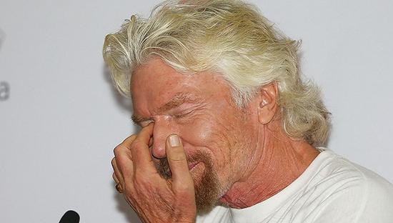 維珍品牌創始人理查德·布蘭森。圖片來源：視覺中國